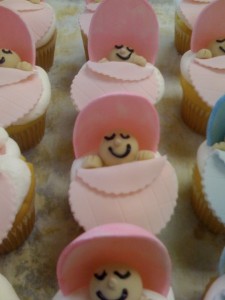 Bassinet Cupcakes